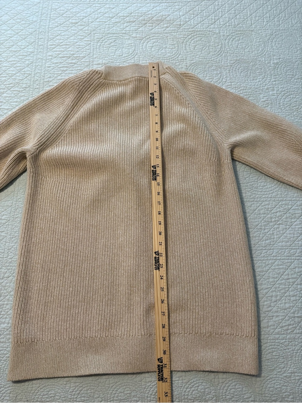 COS longline v-neck cardigan. Size medium. - Picture 10 of 11